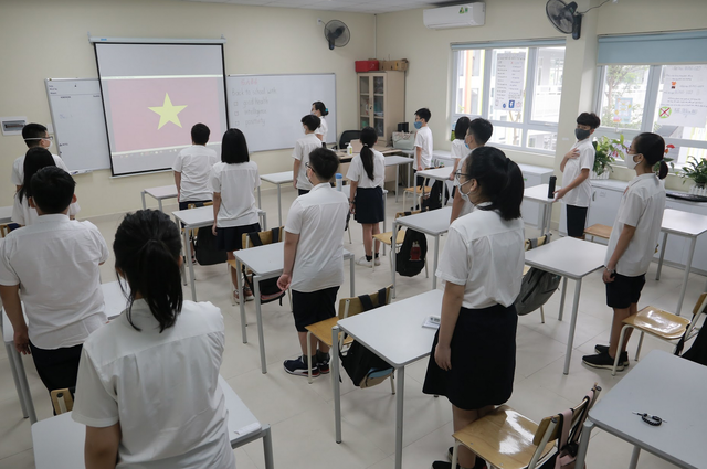 Bữa ăn bán trú đầu tiên thời Covid-19 của học sinh Hà Nội - 7 Bữa ăn bán trú đầu tiên thời Covid-19 của học sinh Hà Nội - 7