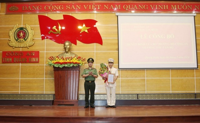 Quảng Bình có tân Phó Giám đốc Công an tỉnh