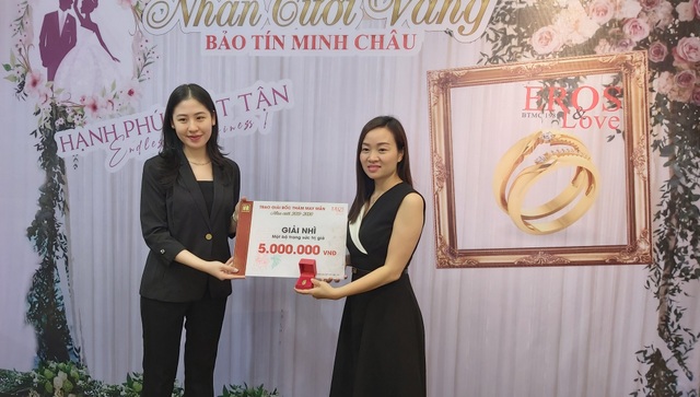 Mua trang sức cưới Bảo Tín Minh Châu trúng thưởng gấp 4 lần giá trị - 2 Mua trang sức cưới Bảo Tín Minh Châu trúng thưởng gấp 4 lần giá trị - 2