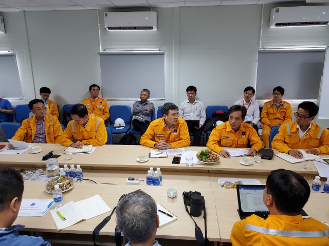 Tổng Giám đốc PV GAS kiểm tra và triển khai công tác trên công trường dự án trọng điểm - 3 Tổng Giám đốc PV GAS kiểm tra và triển khai công tác trên công trường dự án trọng điểm - 3