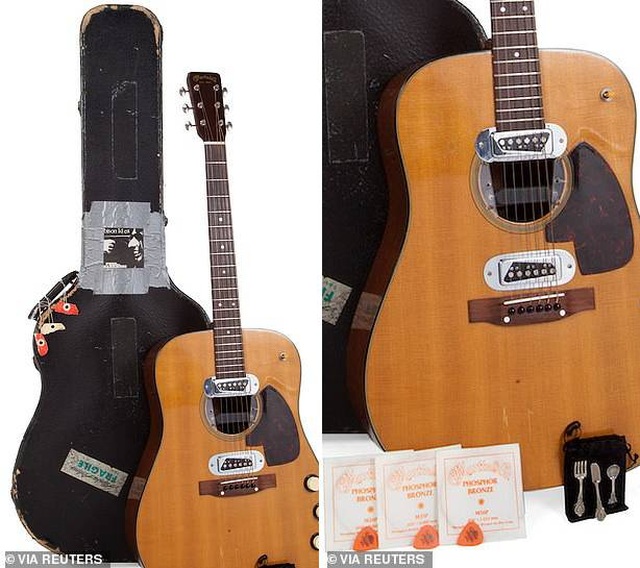 Cây guitar của huyền thoại âm nhạc Kurt Cobain có giá 1 triệu USD - Ảnh minh hoạ 3
