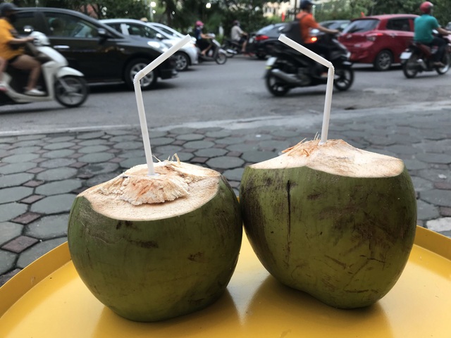 Nắng nóng 40 độ, chị gái chặt dừa mỏi tay, bán 500 quả mỗi ngày - 3 Nắng nóng 40 độ, chị gái chặt dừa mỏi tay, bán 500 quả mỗi ngày - 3