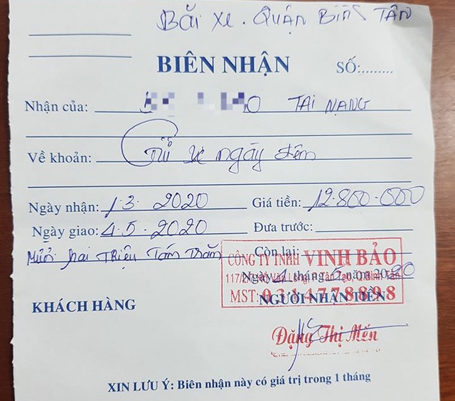 Vụ bãi giữ xe thu phí gần 13 triệu: “Nói tôi tự hợp đồng là không đúng!” - 5 Vụ bãi giữ xe thu phí gần 13 triệu: “Nói tôi tự hợp đồng là không đúng!” - 5