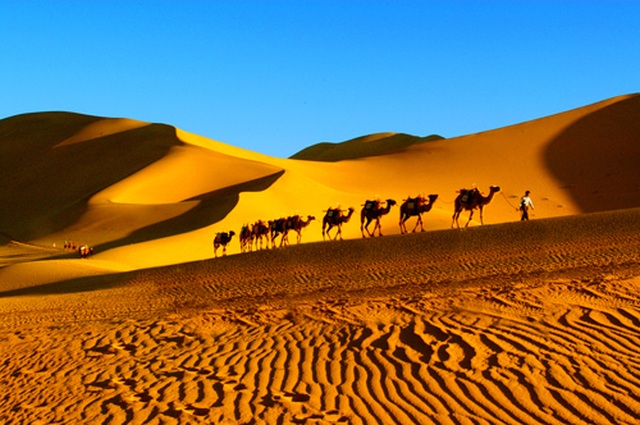 Trung Quốc san phẳng cồn cát cao 70 m với 1,2 triệu m3 cát để làm đường - 2