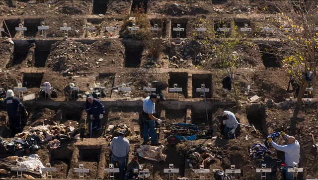 The South American nation dug thousands of graves in the 