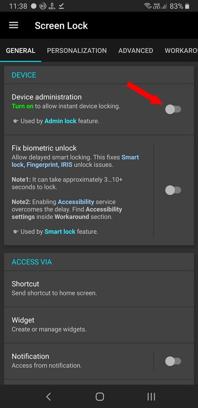 Thủ thuật khóa smartphone chỉ bằng một cú chạm tay lên màn hình - 7