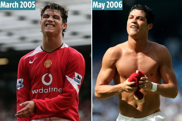 C.Ronaldo đã “lớn nhanh như thổi” như thế nào? - 1 C.Ronaldo đã “lớn nhanh như thổi” như thế nào? - 1