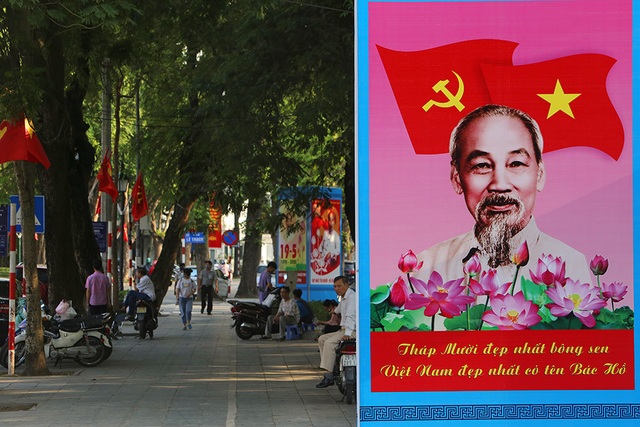Thủ đô rực rỡ cờ hoa kỷ niệm 130 năm ngày sinh nhật Bác - 14 Thủ đô rực rỡ cờ hoa kỷ niệm 130 năm ngày sinh nhật Bác - 14