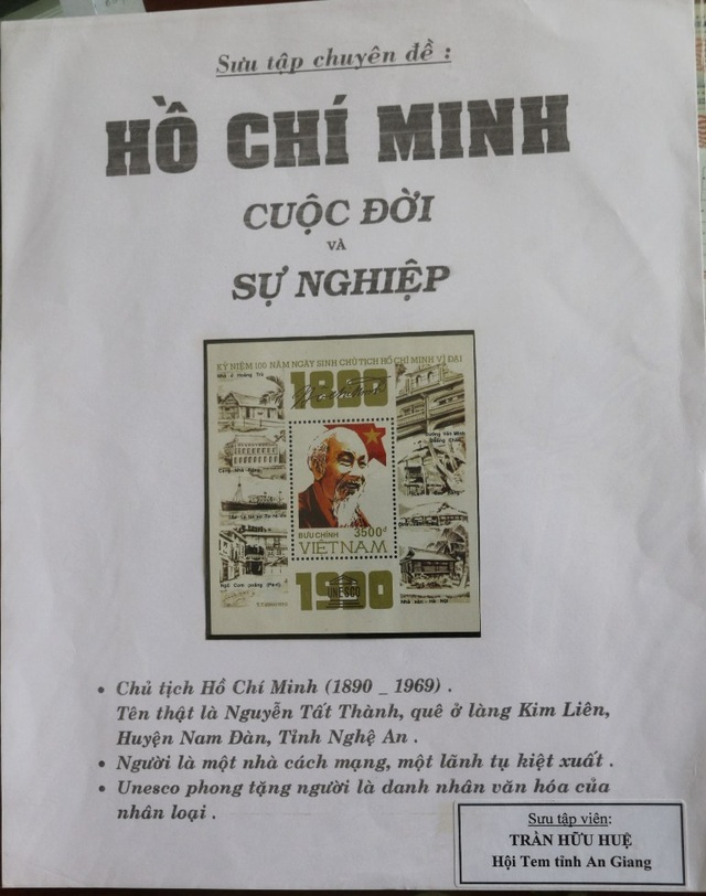 Lão nông miền Tây sở hữu 2.000 con tem quý về Bác Hồ - 2 Lão nông miền Tây sở hữu 2.000 con tem quý về Bác Hồ - 2