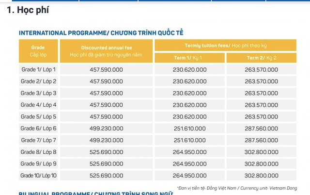 “Choáng” với học phí gần 800 triệu đồng/năm của trường quốc tế ở TPHCM - 6 “Choáng” với học phí gần 800 triệu đồng/năm của trường quốc tế ở TPHCM - 6