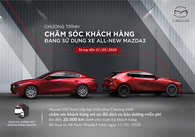 Tặng gói bảo dưỡng miễn phí cho khách hàng sở hữu xe All-New Mazda3 - 2