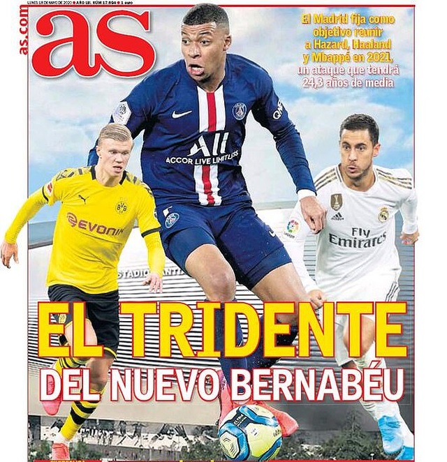 HLV Zidane mơ về bộ ba tấn công Hazard-Haaland-Mbappe ở Real Madrid - 1 HLV Zidane mơ về bộ ba tấn công Hazard-Haaland-Mbappe ở Real Madrid - 1