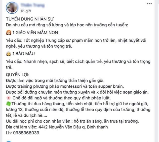 Sau dịch, nhiều giáo viên mầm non “một đi không trở lại” - 1 Sau dịch, nhiều giáo viên mầm non “một đi không trở lại” - 1