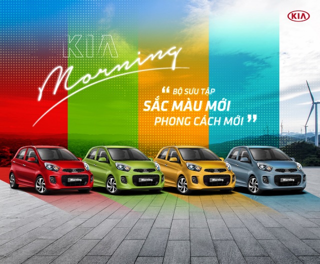 Đa dạng phong cách cùng bộ sưu tập màu mới của Kia Morning - 1