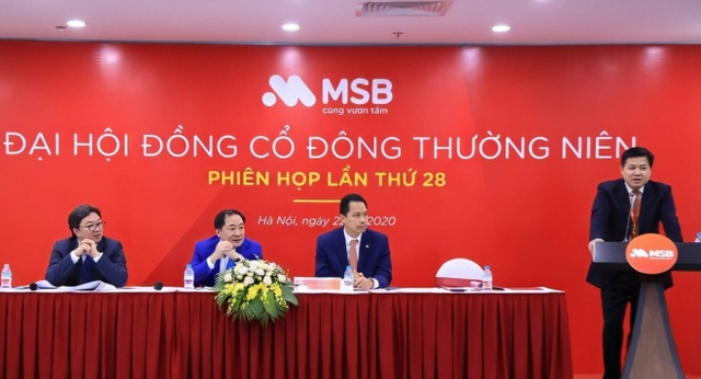 Đại hội cổ đông MSB đặt mục tiêu lợi nhuận năm 2020 đạt 1.439 tỷ đồng - 1 Đại hội cổ đông MSB đặt mục tiêu lợi nhuận năm 2020 đạt 1.439 tỷ đồng - 1