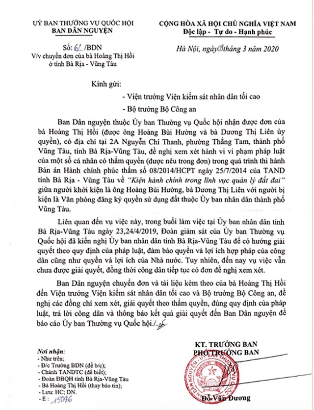 Tỉnh uỷ Bà Rịa - Vũng Tàu yêu cầu báo cáo vụ hành dân điển hình! - 3 Tỉnh uỷ Bà Rịa - Vũng Tàu yêu cầu báo cáo vụ hành dân điển hình! - 3