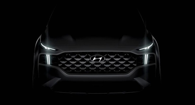 Hé lộ hình ảnh Hyundai Santa Fe phiên bản mới 2021 - 1