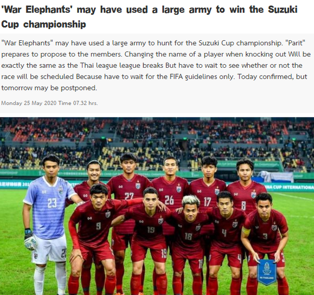 Sợ thua tuyển Việt Nam, Thái Lan cân nhắc cử đội mạnh nhất dự AFF Cup - 1 Sợ thua tuyển Việt Nam, Thái Lan cân nhắc cử đội mạnh nhất dự AFF Cup - 1