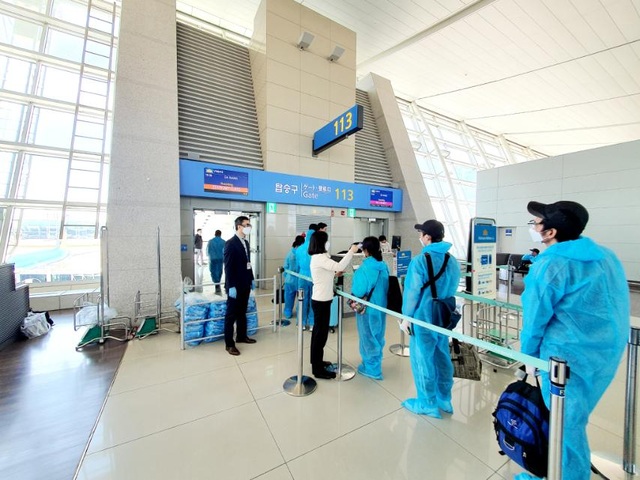 Chuyến bay đầu tiên đón hơn 300 người Việt tại vùng dịch Hàn Quốc về nước - 1