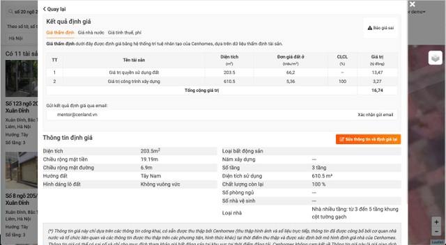 CenHomes ra mắt tính năng định giá online – bước đột phá trong lĩnh vực BĐS - 2 CenHomes ra mắt tính năng định giá online – bước đột phá trong lĩnh vực BĐS - 2