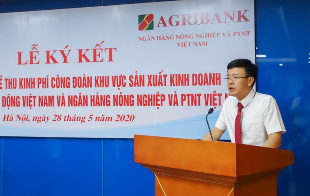 Agribank và Tổng Liên đoàn Lao động Việt Nam ký kết Quy chế hợp tác toàn diện - 1 Agribank và Tổng Liên đoàn Lao động Việt Nam ký kết Quy chế hợp tác toàn diện - 1