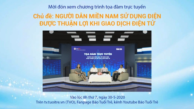 Người dân miền Nam sử dụng điện được gì khi giao dịch điện tử? - 2 Người dân miền Nam sử dụng điện được gì khi giao dịch điện tử? - 2