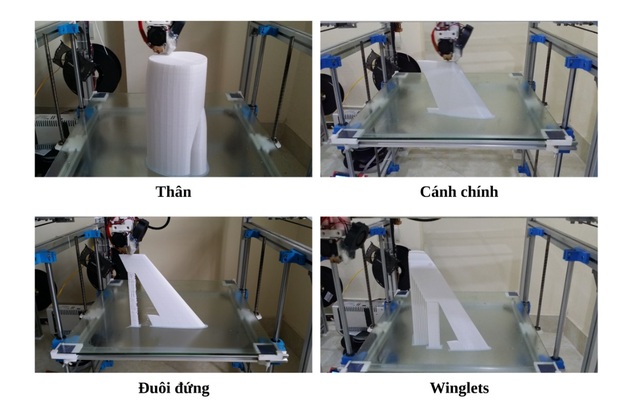 Sinh viên công nghệ tự chế tạo máy in 3D để sản xuất mô hình máy bay - 4