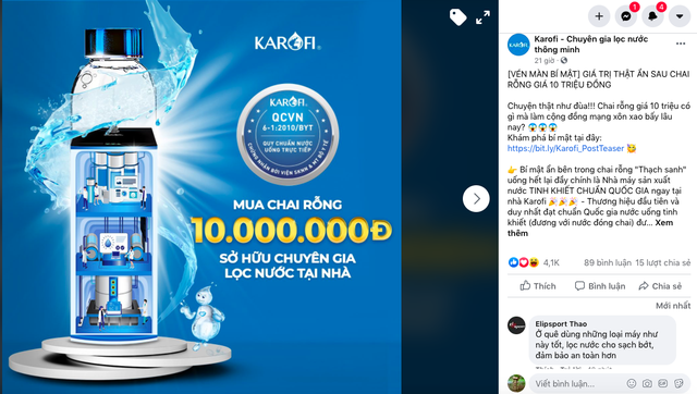 Nhà bán hàng giải thích sao về chai nước có giá đến 10 triệu đồng? - 3 Nhà bán hàng giải thích sao về chai nước có giá đến 10 triệu đồng? - 3