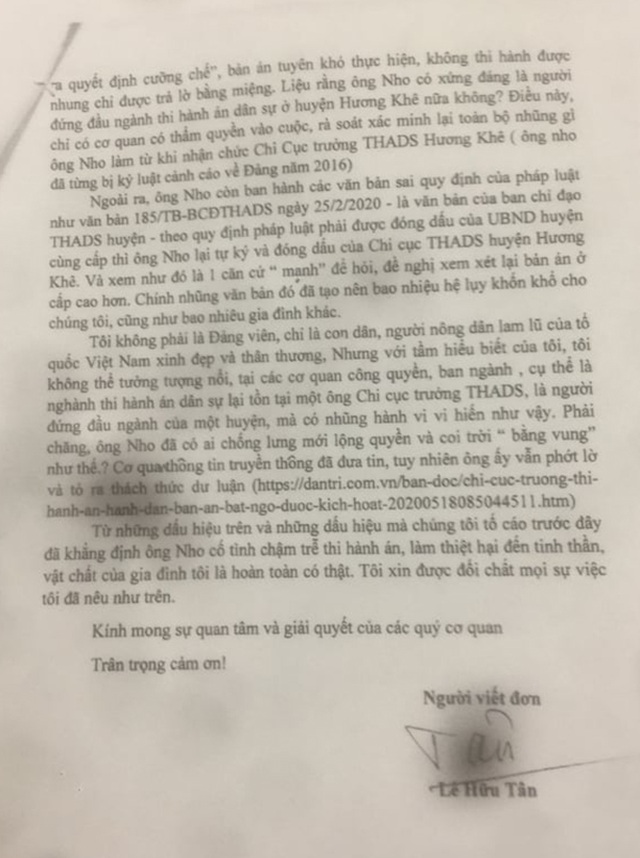 Chi cục trưởng Thi hành án hành dân: Rơi nước mắt khi bản án được thực thi - 9 Chi cục trưởng Thi hành án hành dân: Rơi nước mắt khi bản án được thực thi - 9