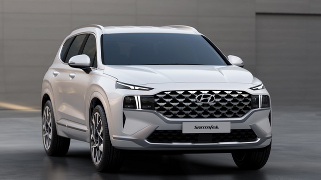 Lộ diện Hyundai Santa Fe 2021 - Dùng tiểu xảo để gia tăng kích thước - 2