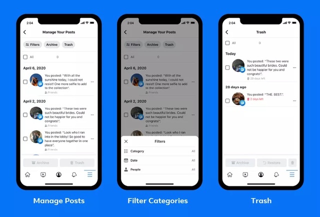 Facebook thêm tính năng cho phép người dùng dễ dàng xóa những bài viết cũ - 1