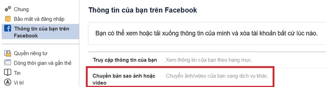 Hướng dẫn sao lưu toàn bộ ảnh và video trên Facebook sang Google Photos - 2