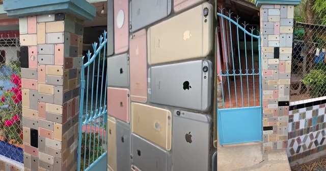 Ốp tường rào bằng iPhone, căn nhà ở Việt Nam bỗng nhiên nổi tiếng trên mạng - Ảnh minh hoạ 2