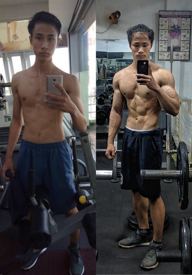 Tăng gần 20kg một năm, 9X gầy gò hóa chàng trai 6 múi đầy ngoạn mục - 2 Tăng gần 20kg một năm, 9X gầy gò hóa chàng trai 6 múi đầy ngoạn mục - 2