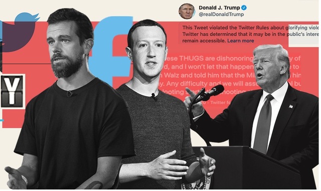 Facebook, Twitter, Instagram đồng loạt gỡ video vận động tranh cử của Trump