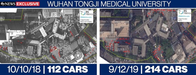 Ảnh vệ tinh hé lộ nghi vấn mới về dịch Covid-19 ở Vũ Hán - 1 Ảnh vệ tinh hé lộ nghi vấn mới về dịch Covid-19 ở Vũ Hán - 1