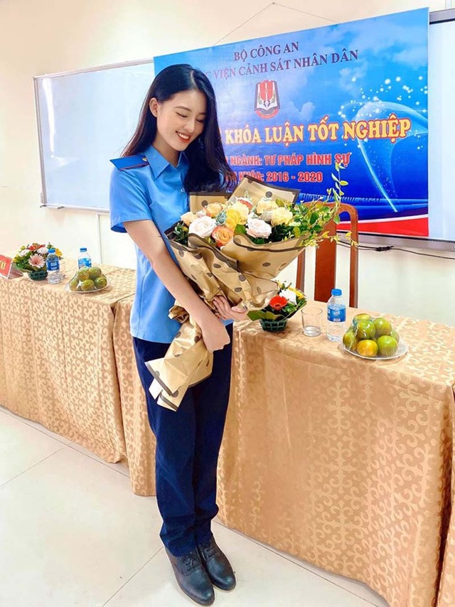 Nữ sinh 2 lần thi hoa hậu, tốt nghiệp Học viện Cảnh sát loại giỏi - 5 Nữ sinh 2 lần thi hoa hậu, tốt nghiệp Học viện Cảnh sát loại giỏi - 5