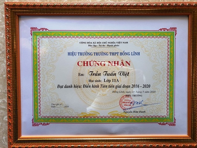 Nghị lực cậu học trò nghèo mồ côi mẹ đạt giải Nhì tỉnh môn Toán - 3 Nghị lực cậu học trò nghèo mồ côi mẹ đạt giải Nhì tỉnh môn Toán - 3