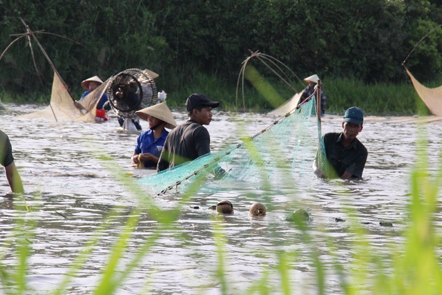 Hàng ngàn người dân đội nắng lội bùn tìm “vận may” - 12