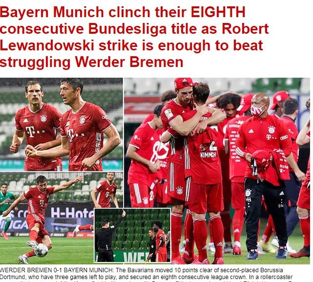 Báo chí thế giới ngợi ca chức vô địch của Bayern Munich - 6