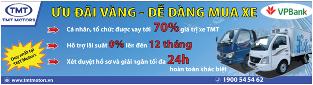 “Ưu đãi vàng - dễ dàng mua xe” chính sách ưu đãi cực lớn sau Covid - 19 của TMT Motors - 3