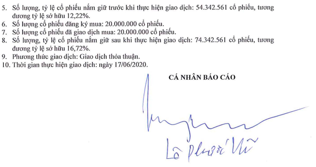 Tuyên bố “lên núi ở ẩn”, đại gia Lê Phước Vũ vẫn chi đậm mua sắm cổ phiếu - 1