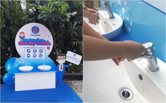 Viglacera lắp đặt 10 trạm rửa tay tại các trường học trên địa bàn TP. Hồ Chí Minh - 1 Viglacera lắp đặt 10 trạm rửa tay tại các trường học trên địa bàn TP. Hồ Chí Minh - 1