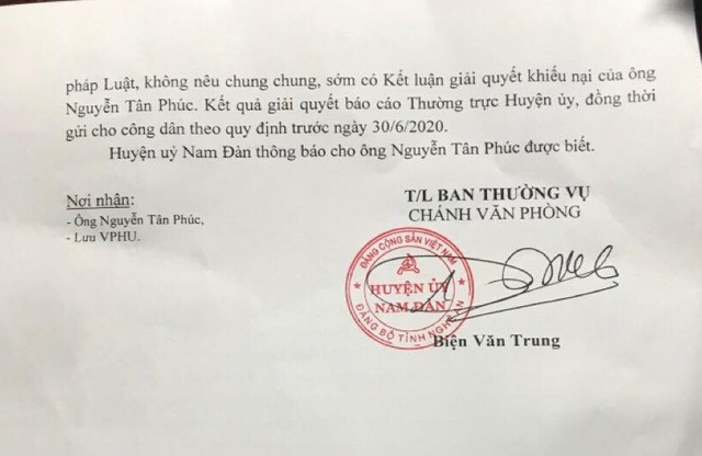 Diễn biến bất ngờ vụ thu hồi đất vô lý, dân kiện chính quyền ra tòa - 6 Diễn biến bất ngờ vụ thu hồi đất vô lý, dân kiện chính quyền ra tòa - 6