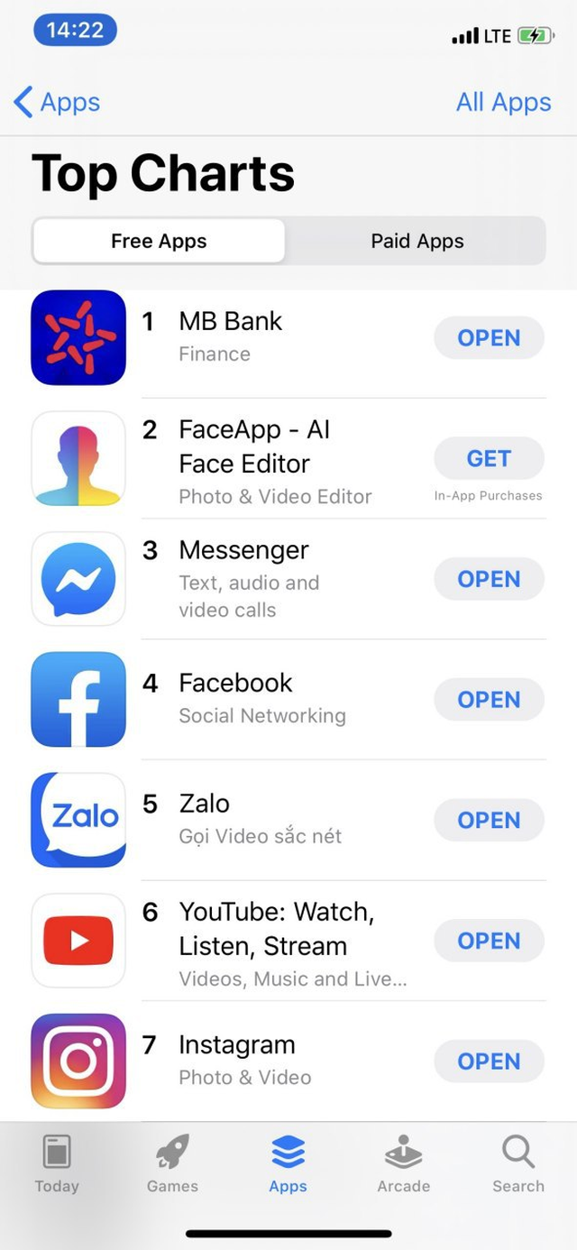 Xuất hiện ứng dụng ngân hàng Việt Nam leo lên vị trí Top 1 trên App Store - 2 Xuất hiện ứng dụng ngân hàng Việt Nam leo lên vị trí Top 1 trên App Store - 2