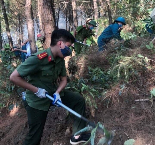 Cháy rừng thông hơn 30 năm tuổi, cả nghìn người tham gia dập lửa - 6 Cháy rừng thông hơn 30 năm tuổi, cả nghìn người tham gia dập lửa - 6