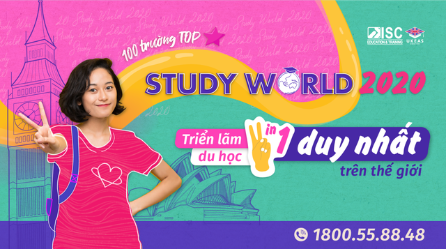 Học bổng đến 100% cơ hội việc làm, định cư Anh, Úc, Canada tại triển lãm du học Study World - 1 Học bổng đến 100% cơ hội việc làm, định cư Anh, Úc, Canada tại triển lãm du học Study World - 1
