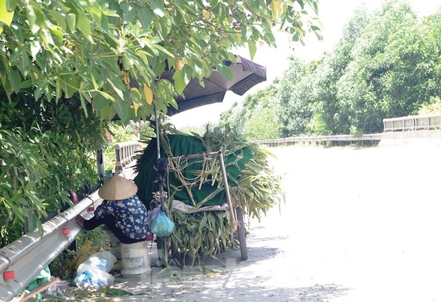 Muôn kiểu chống chọi nắng nóng như đổ lửa của người lao động Hà Nội - 6 Muôn kiểu chống chọi nắng nóng như đổ lửa của người lao động Hà Nội - 6