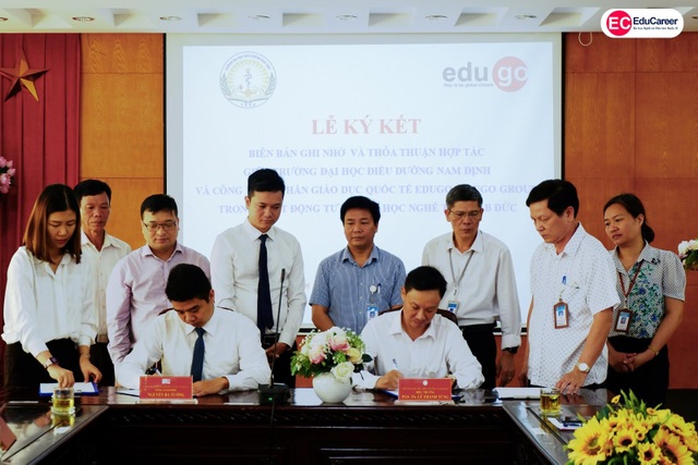 EduGo Group ký kết thỏa thuận hợp tác với Trường ĐH Điều Dưỡng Nam Định - 1 EduGo Group ký kết thỏa thuận hợp tác với Trường ĐH Điều Dưỡng Nam Định - 1