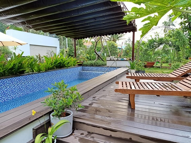 Bỏ phố về quê, mẹ đảm ở Bình Dương làm nhà vườn, trồng rau nuôi cá - 3 Bỏ phố về quê, mẹ đảm ở Bình Dương làm nhà vườn, trồng rau nuôi cá - 3